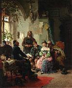 Peter Baumgartner The marriage instructions oil painting